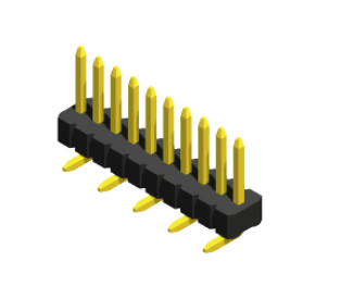  Pin Header 1.27mm  H=1.0，1.5，2.0；2.5mm  SMT Type 